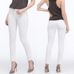 Adriano Goldschmied Jeans The Legging Ankle Super Skinny Ankle White Size 29